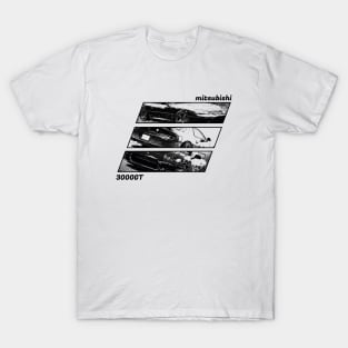 MITSUBISHI 3000GT Black 'N White Archive 2 T-Shirt